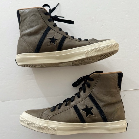 Converse One Star Academy High Leather Sneakers - Picture 2 of 7